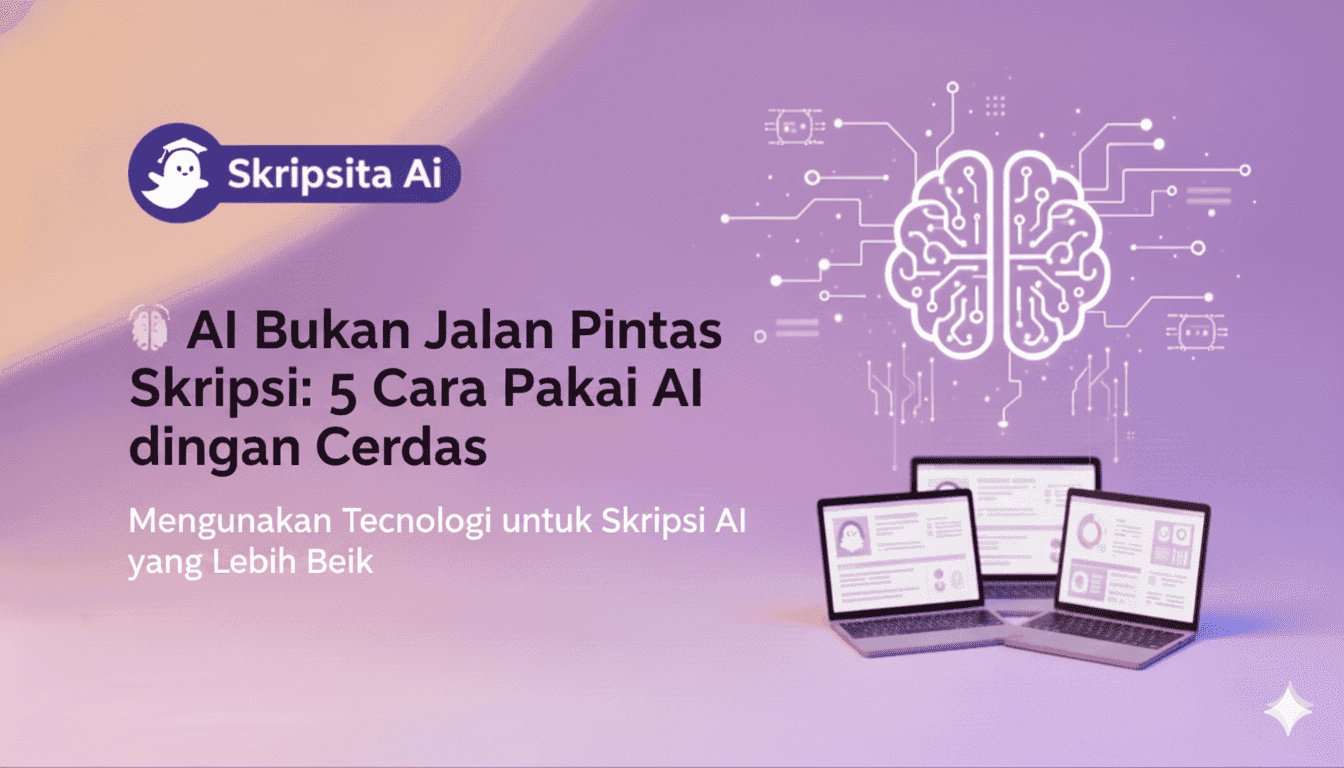 AI Bukan Jalan Pintas Skripsi: 5 Cara Pakai AI dengan Cerdas