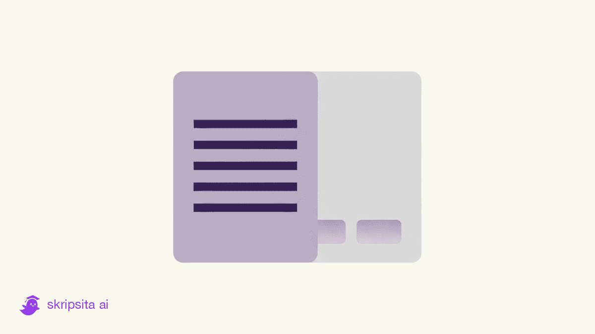Halaman Sampul + Lembar Pengesahan Skripsi: Format Tanpa Bug